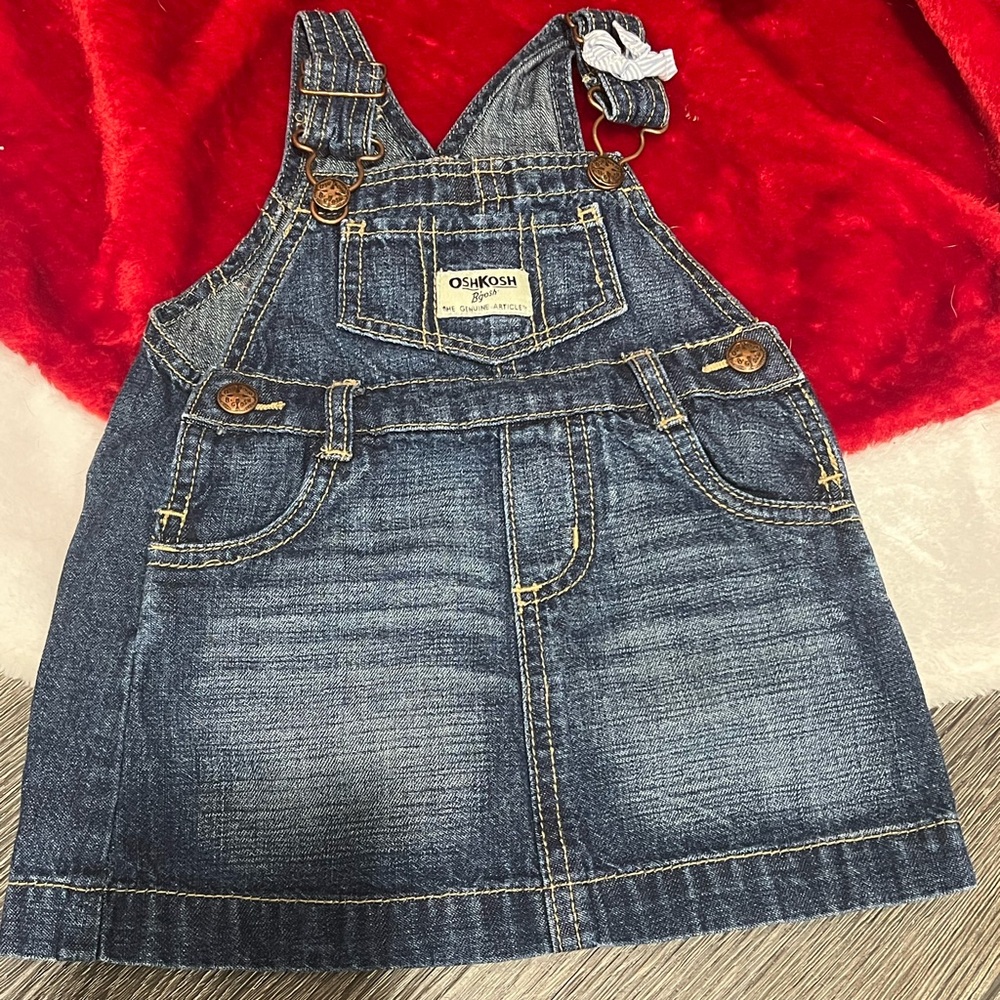 Super cute jean overalls dress!